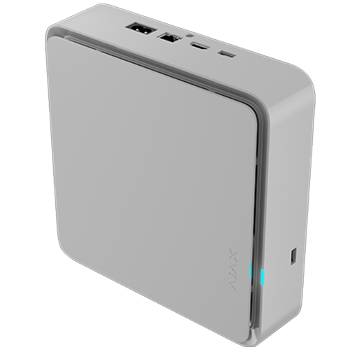 NVR Ajax cu 16 canale si iesire HDMI, alb, camere pana la 12MP, ONVIF si RTSP, 1 HDD 16 TB, Ethernet