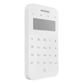 Tastatura LCD cablata Hikvision DS-PK501LTM-HWE cu receptor wireless, AX Hybrid PRO, tag, 2 zone