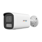 Camera IP bullet 4MP Hikvision DS-2CD1T47G3H-LIU, lentila 2.8 mm, IR si lumina alba 50 m, microfon