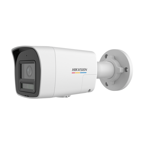 Camera IP bullet 4MP Hikvision DS-2CD1047G3H-LIUF-SL, lentila 2.8 mm, IR si lumina alba 30 m
