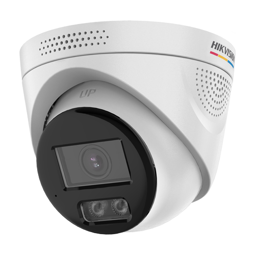 Camera IP turret 4MP Hikvision DS-2CD1347G3H-LIUF-SL, lentila 2.8 mm, IR si lumina alba 30 m