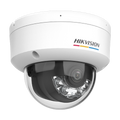 Camera IP dome 4MP Hikvision DS-2CD1147G3H-LIU, lentila 2.8 mm, IR si lumina alba 30 m, microfon