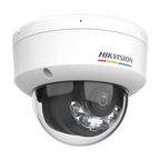 Camera IP dome 4MP Hikvision DS-2CD1147G3H-LIU, lentila 2.8 mm, IR si lumina alba 30 m, microfon