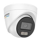 Camera IP turret 4MP Hikvision DS-2CD1347G3H-LIU, lentila 2.8 mm, IR si lumina alba 30 m, microfon