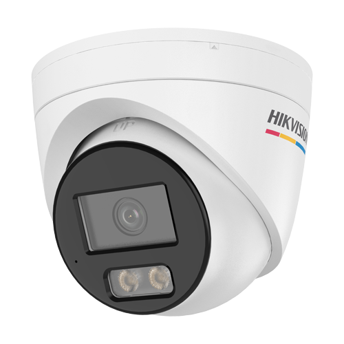 Camera IP turret 4MP Hikvision DS-2CD1347G3H-LIU, lentila 2.8 mm, IR si lumina alba 30 m, microfon