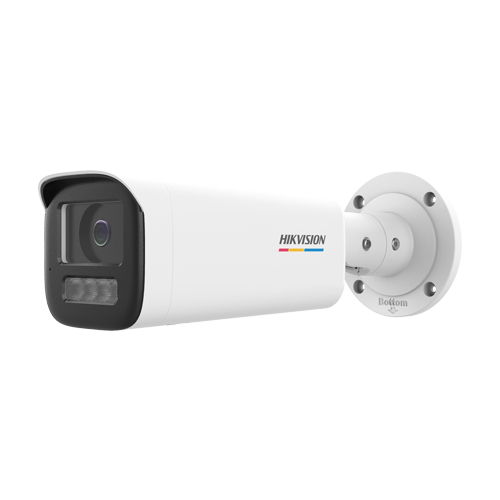 Camera IP bullet 4MP Hikvision DS-2CD1B47G3H-LIU, lentila 2.8 mm, IR si lumina alba 50 m, microfon