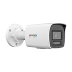 Camera IP bullet 4MP Hikvision DS-2CD1047G3H-LIU, lentila 2.8 mm, IR si lumina alba 30 m, microfon
