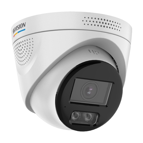 Camera IP turret 4MP Hikvision DS-2CD1347G3H-LIUF-SL, lentila 2.8 mm, IR si lumina alba 30 m