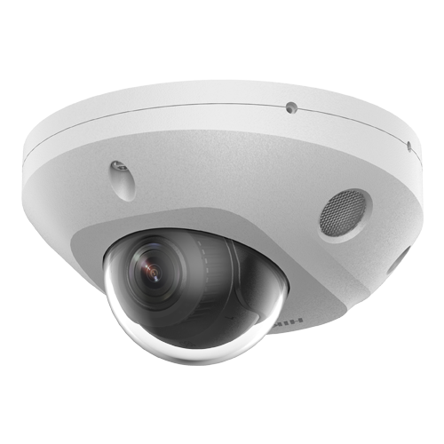 Camera IP dome 4MP Hikvision AcuSense DS-2CD2543G2-LIS2U, lentila 2.8 mm, IR si lumina alba 30 m