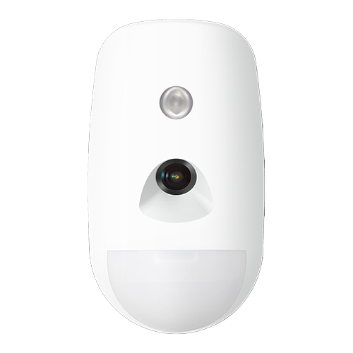 Detector PIR cu camera Hikvision DS-PD501PC12 pe magistrala RS-485, verificare foto, 12 m, AX Hybrid