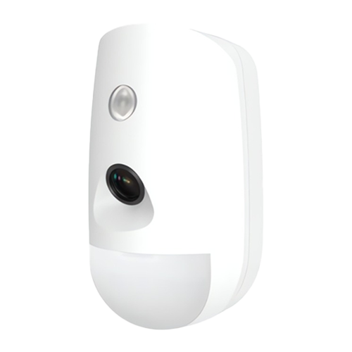 Detector PIR cu camera Hikvision DS-PD501PC12 pe magistrala RS-485, verificare foto, 12 m, AX Hybrid