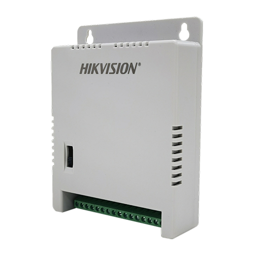 Sursa de alimentare Hikvision DS-2FA1205-C8 cu 8 iesiri 12V DC, 1A pe canal, 60W, pentru camere