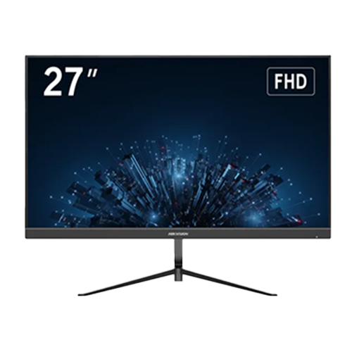 Monitor 27 inch Full HD Hikvision DS-D5027F3-2P2, IPS fara margini, 100 Hz, HDMI si VGA, VESA 100