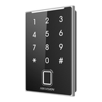Cititor control acces Hikvision DS-K1109DKFB, card Mifare, amprenta si tastatura, Wiegand si RS-485