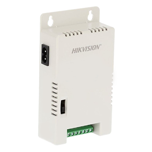 Sursa de alimentare Hikvision DS-2FA1225-C4 cu 4 iesiri 12V DC, 1A pe canal, 48W, pentru camere