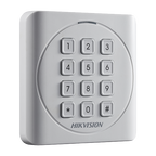 Cititor proximitate cu tastatura Hikvision DS-K1801EK, cartele EM 125 kHz, format patrat, IP65