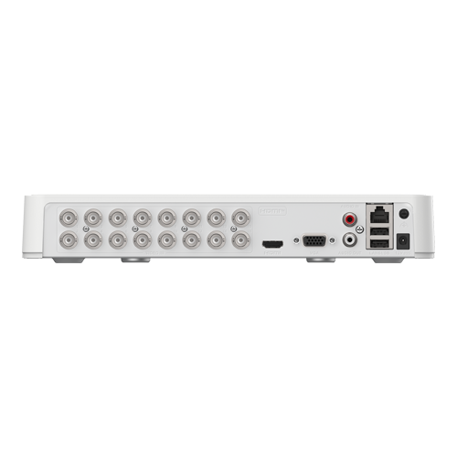 DVR hibrid 16 canale Hikvision AcuSense iDS-7116HQHI-M1-T, 3K + 2 IP, 1 HDD 10 TB, HDMI 4K, rack