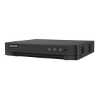 DVR hibrid 8 canale Hikvision AcuSense iDS-7208HQHI-M1-T, 3K + 2 IP, 1 HDD 10 TB, audio pe coaxial