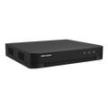 DVR hibrid 4 canale Hikvision AcuSense iDS-7204HUHI-M1-T, 5MP + 2 IP, 1 HDD 10 TB, audio pe coaxial