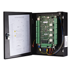Centrala control acces Hikvision DS-K2804 pentru 4 usi, 4 cititoare Wiegand, TCP/IP, cutie si sursa