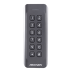 Cititor proximitate cu tastatura Hikvision DS-K1802MK, cartele Mifare 13.56 MHz, Wiegand, IP65