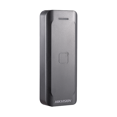 Cititor de proximitate Hikvision DS-K1802M pentru cartele Mifare 13.56 MHz, Wiegand 26/34, IP65