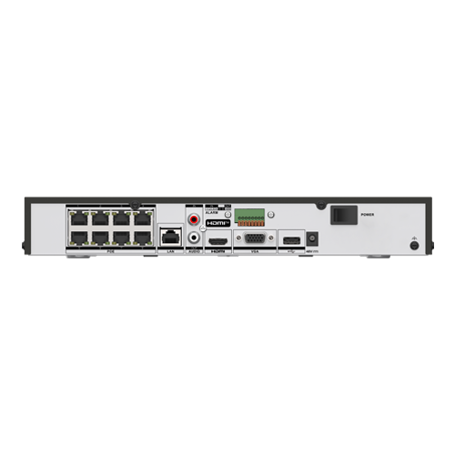NVR 8 canale Hikvision AcuSeek DS-7608NXI-K1-8P-VPro, pana la 12MP, 8 porturi PoE, alarma, HDMI 4K