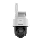 Camera 4G PT 4MP Hikvision DS-2CFSP4-4G cu panou solar, baterie 9000 mAh, IR 30 m, audio, IP66