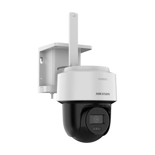 Camera 4G PT 4MP Hikvision DS-2CFSP4-4G cu panou solar, baterie 9000 mAh, IR 30 m, audio, IP66
