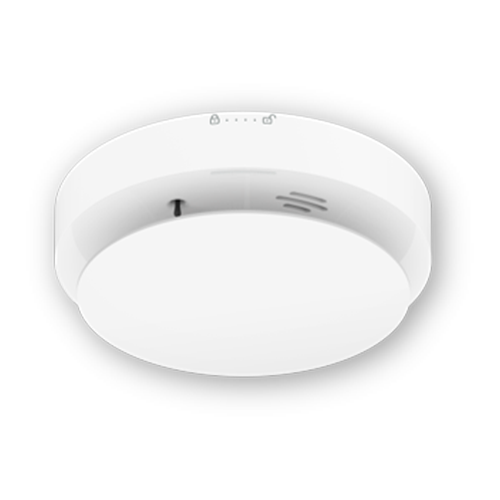 Detector de fum si temperatura wireless Hikvision AX PRO DS-PD451SMK-WE alb, fotoelectric, 85 dB