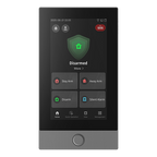Tastatura touchscreen 7 inch Hikvision DS-PK670W neagra pentru AX Hybrid PRO, PIN, Wi-Fi, card SD