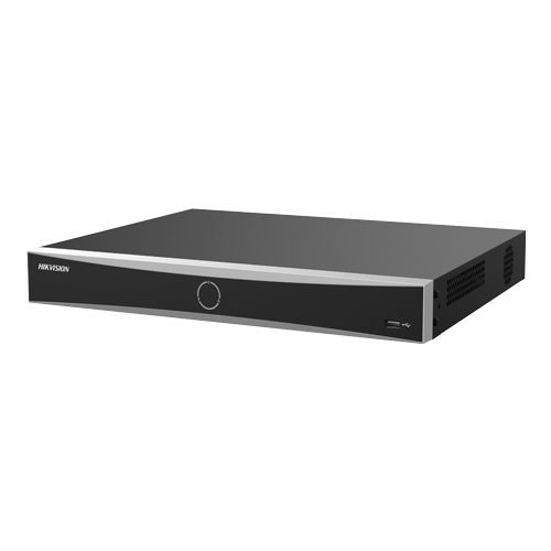 NVR 8 canale Hikvision AcuSeek DS-7608NXI-K2-VPro, pana la 12MP, alarma, 2 HDD 16 TB, HDMI 4K