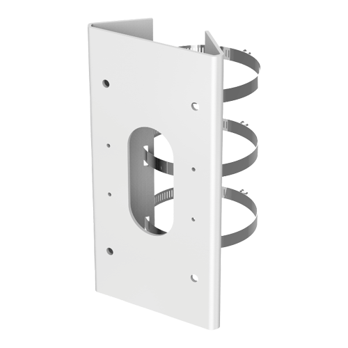 Adaptor de montaj pe stalp Hikvision DS-1475ZJ-SUS pentru camere si doze, max 10 kg, aliaj aluminiu