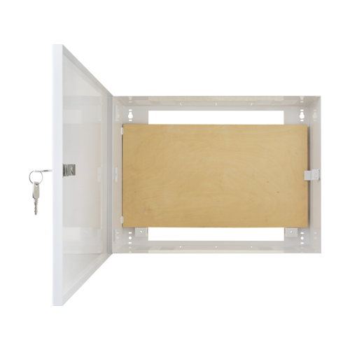 Cabinet metalic Pulsar AWO654-2 pentru echipamente de securitate, 485 x 365 x 145 mm, placa montaj