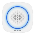 Sirena wireless de interior Hikvision AX PRO DS-PS1-I-WE-B, LED albastru, 90-110 dB, baterii incluse