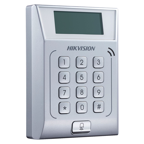 Controler control acces stand-alone Hikvision DS-K1T802M cu tastatura si cititor Mifare, TCP/IP, web