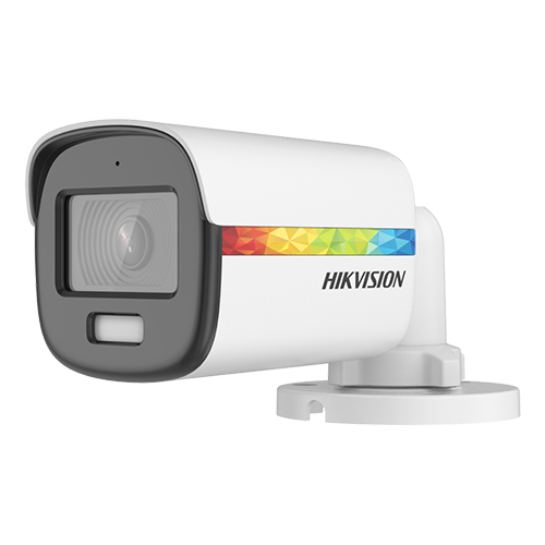 Camera analogica HD bullet 2MP Hikvision DS-2CE10DF8T-FSLN, lentila 2.8 mm, color noaptea 20 m