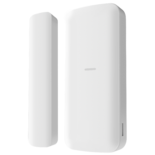 Contact magnetic wireless slim Hikvision AX PRO DS-PDMCS-EG2-WE alb, 868 MHz, raza 1 km, tamper
