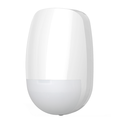 Detector de miscare PIR wireless Hikvision AX PRO DS-PDP15P-EG2-WE alb, 15 m, imunitate 30 kg