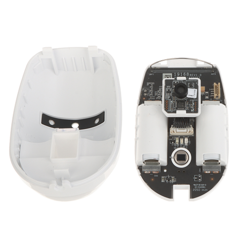Detector wireless Hikvision AX PRO DS-PDPG12P-EG2-WE, miscare PIR 12 m + geam spart 8 m, 868 MHz