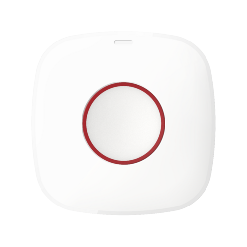 Buton de urgenta wireless Hikvision AX PRO DS-PDEB1-EG2-WE, montaj aplicat, 868 MHz, raza 1.2 km