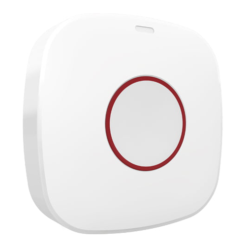 Buton de urgenta wireless Hikvision AX PRO DS-PDEB1-EG2-WE, montaj aplicat, 868 MHz, raza 1.2 km