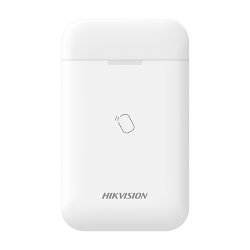 Cititor de taguri wireless Hikvision AX PRO DS-PT1-WE, Mifare, armare pe zone, LED de stare, 868 MHz