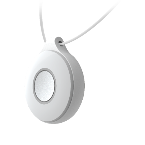 Buton portabil de urgenta wireless Hikvision AX PRO DS-PDEBP1-EG2-WE, 868 MHz, raza 1 km, IP54