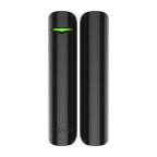 Contact magnetic wireless Ajax DoorProtect Plus negru, senzor de soc si inclinare, Grad 2, 868 MHz