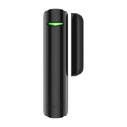 Contact magnetic wireless Ajax DoorProtect Plus negru, senzor de soc si inclinare, Grad 2, 868 MHz