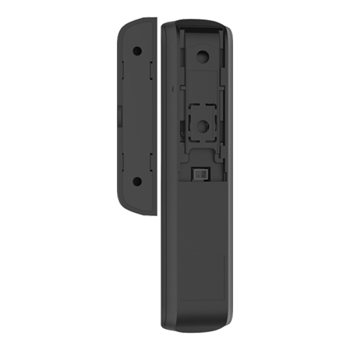 Contact magnetic wireless Ajax DoorProtect Plus negru, senzor de soc si inclinare, Grad 2, 868 MHz