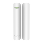 Contact magnetic wireless Ajax DoorProtect Plus alb, cu senzor de soc si inclinare, Grad 2, 868 MHz