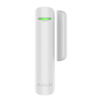 Contact magnetic wireless Ajax DoorProtect Plus alb, cu senzor de soc si inclinare, Grad 2, 868 MHz