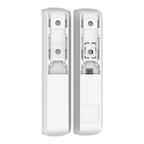Contact magnetic wireless Ajax DoorProtect Plus alb, cu senzor de soc si inclinare, Grad 2, 868 MHz
